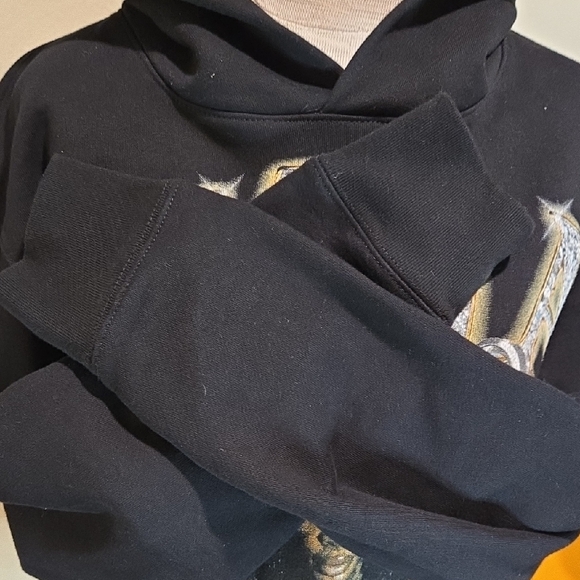 SZA SOS TOUR Black Graphic Hoodie with Tour Print - Picture 6 of 9